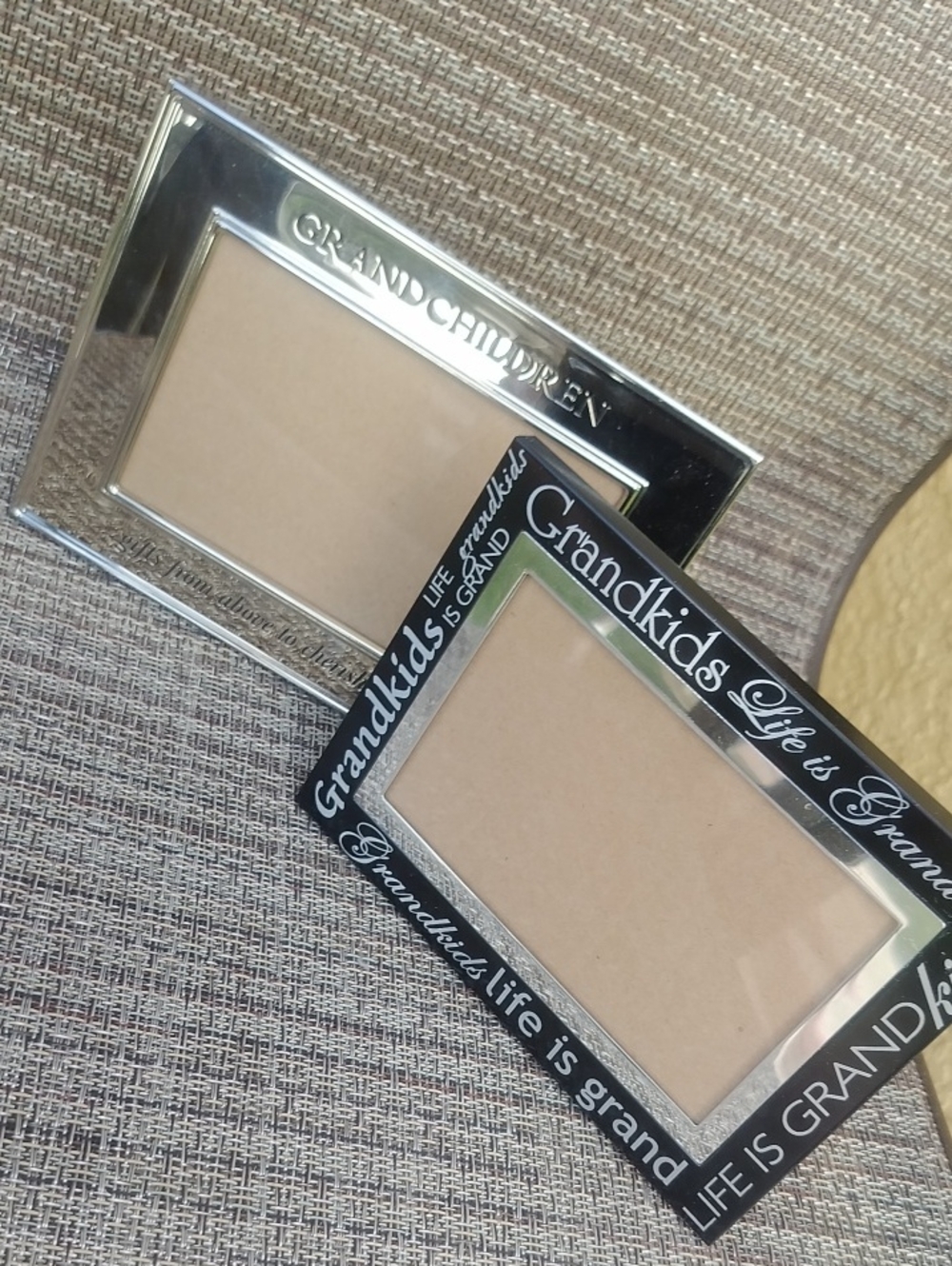 Life Is Grand Beige Pressed Powder Compact